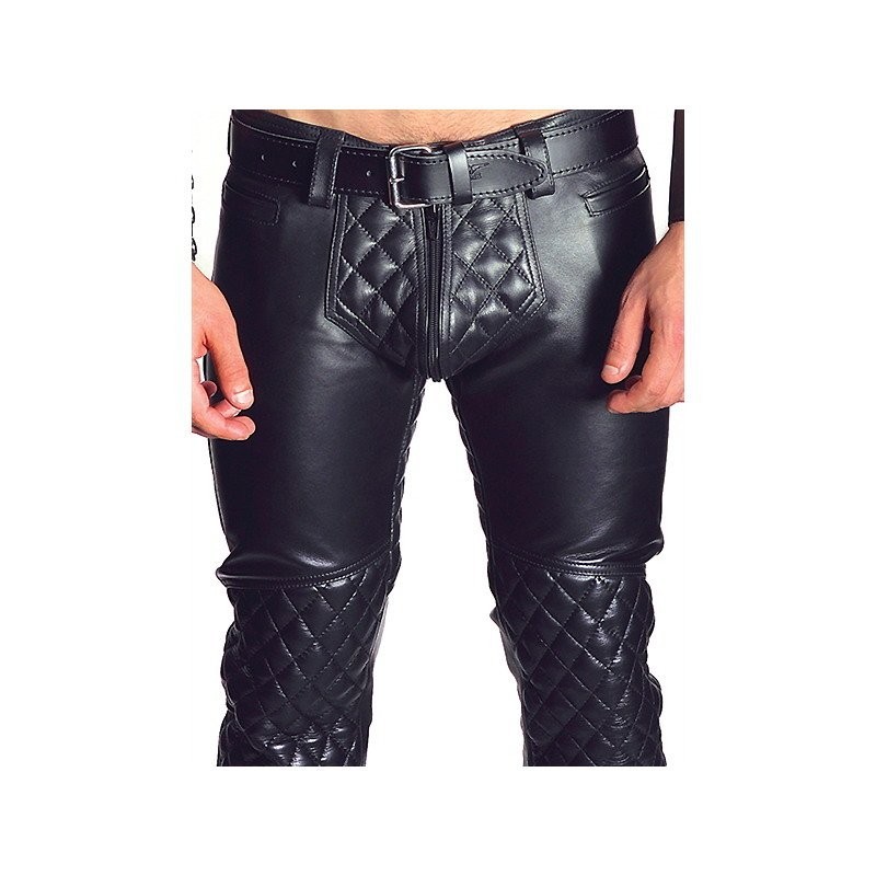 Mister B Leather Jeans Padded