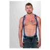 Neoprene Heckler Harness Black / Blue - Small / Medium