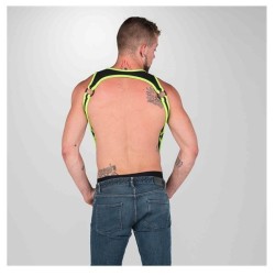 Neoprene Heckler Harness Black / Green - Large / Extra Large