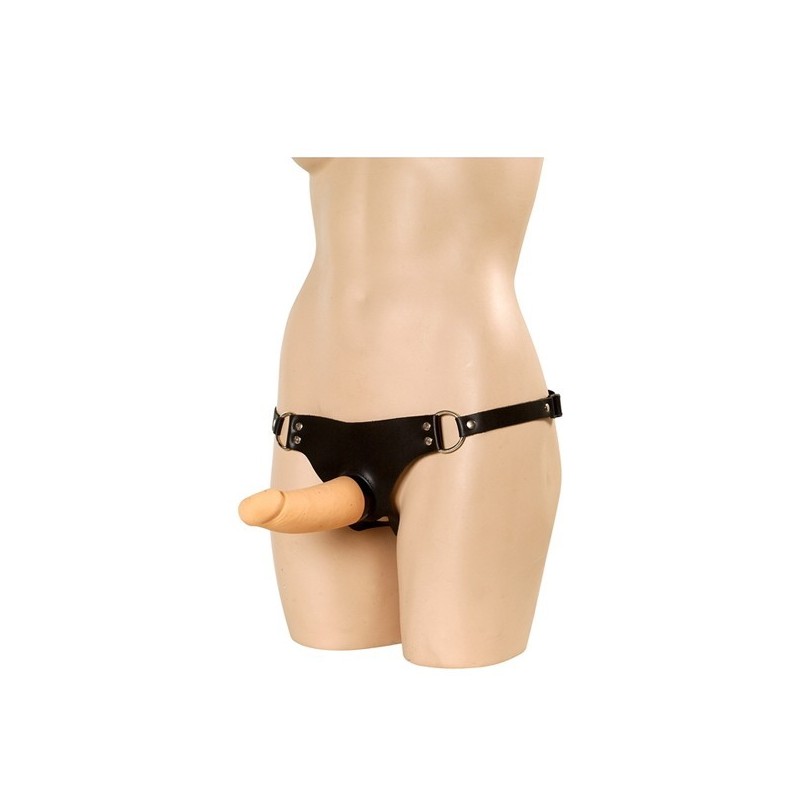 Strap on With Dildo Leather Flesh