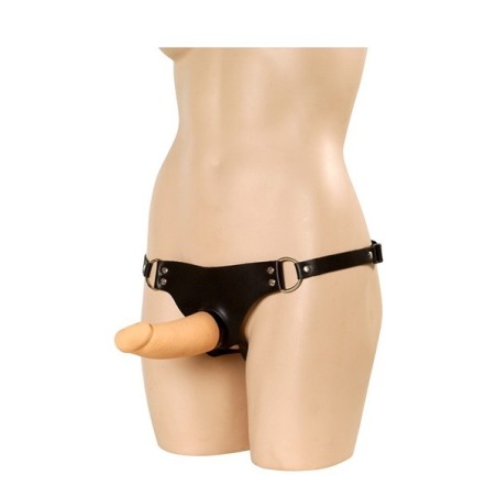 Strap on With Dildo Leather Flesh