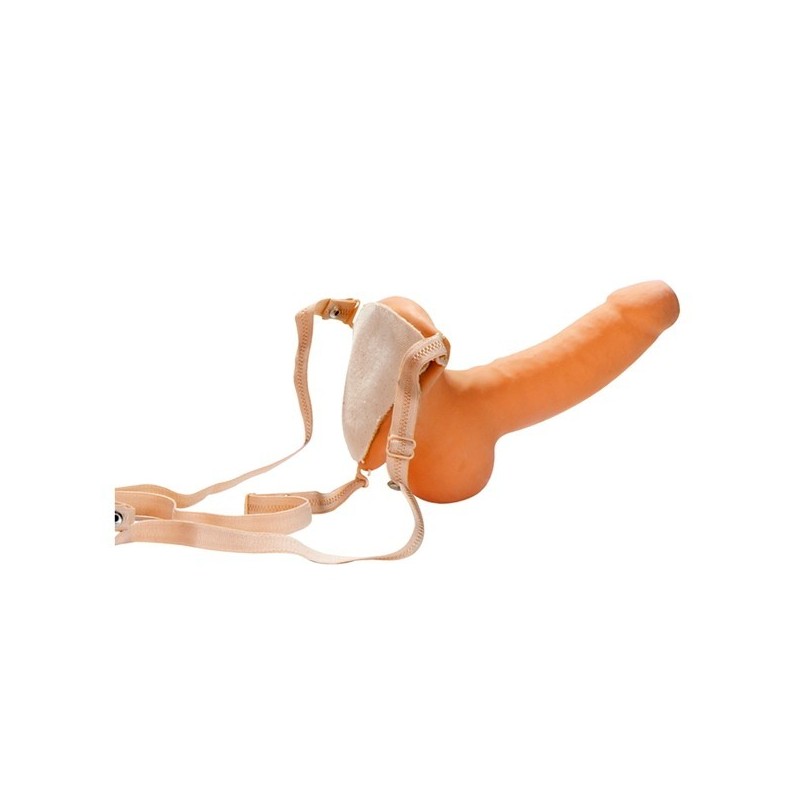 Prosthetic With Straps Closed