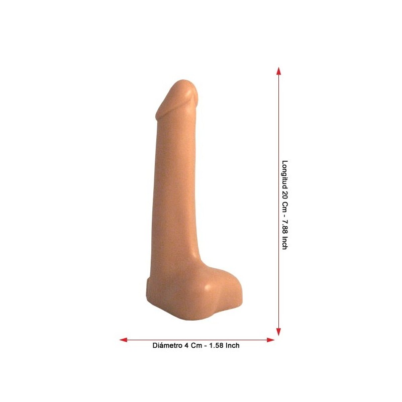 DP050 GI John Dildo Flesh 20 cm / 7.88"