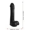 DP058 Drill Sergeant Dildo Black 24 Cm / 9.45"