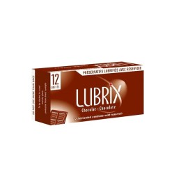 Preservativi Lubrix Cioccolata 12 Unità