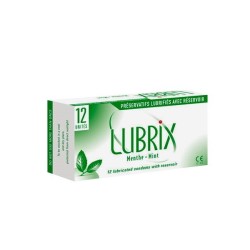 Preservativi Lubrix Mentolo 12 Unità