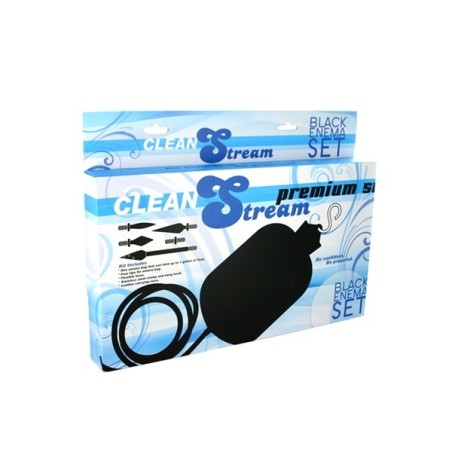 CleanStream - Premium Silicone Enema Set - Clear