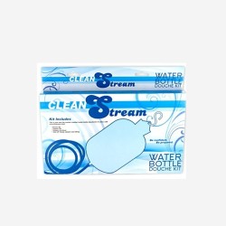 CleanStream - Premium Silicone Enema Set - Red