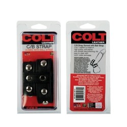 Colt Leather Cock and Ball Domed Strap