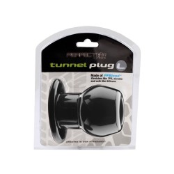 Ass Tunnel Plug Silicone TPR Large - Black