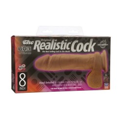 The Realistic Cock UR3 Brown 20.30 cm (8")