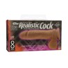 The Realistic Cock UR3 Brown 20.30 cm (8")