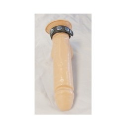 Leather Code Band | Bracelet | Cock Ring - Grey - Bondage