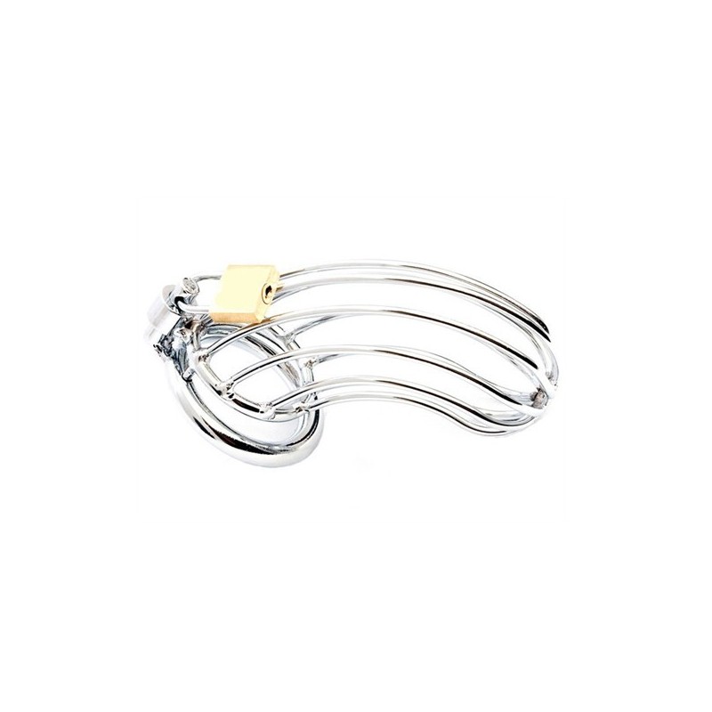 Male Chastity Device - Bird Cage - Stainless Steel