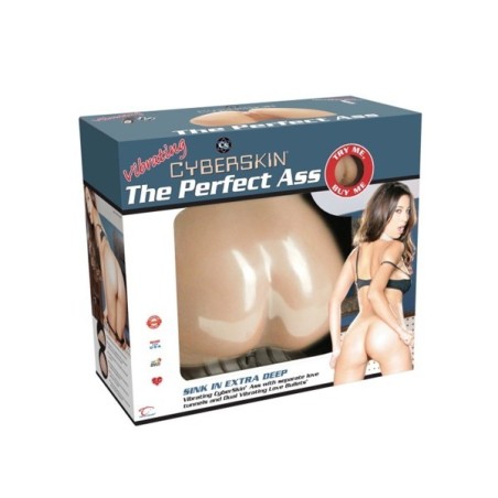 Masturbator Vibrator Perfect Ass Blanco