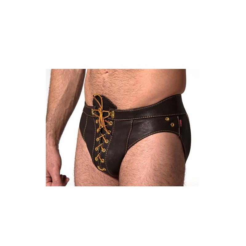 Brown Leather Boot Jock