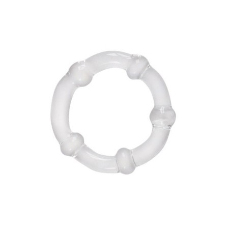 Falcon - Glass Cock Ring 40 mm. - Clear