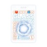 Falcon - Glass Cock Ring 45 mm. - Clear