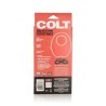 Colt Silicone Rechargeable Cock Ring - Red