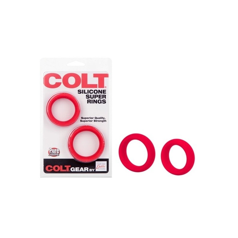 Colt Silicone Super Rings - Red