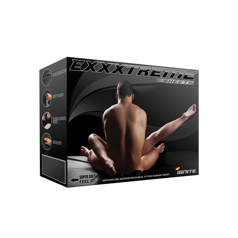 Exxxtreme Matress Sheet - Black - California King Size