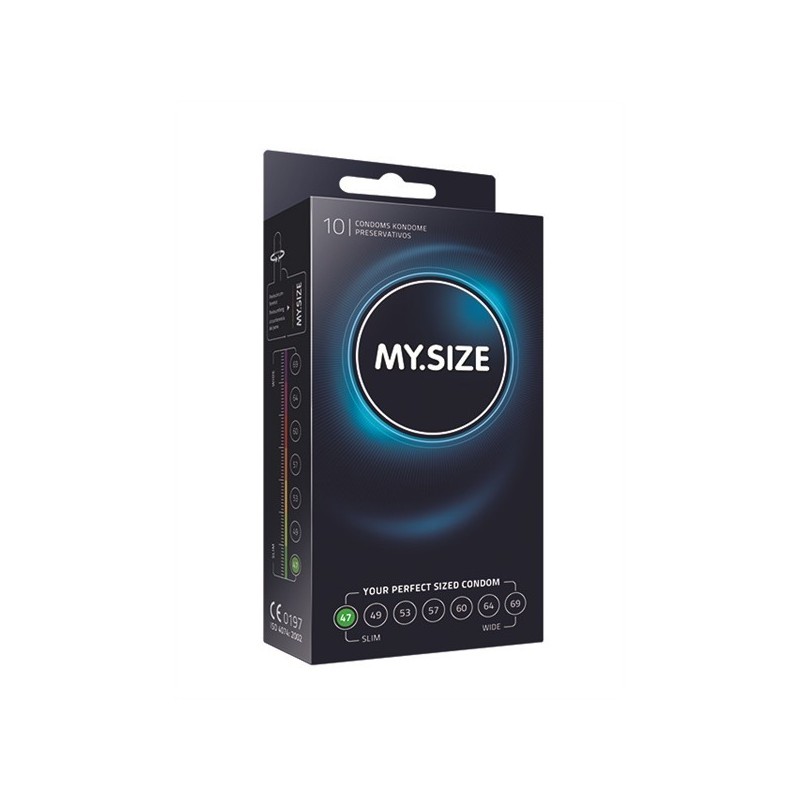 My.Size Condoms 10 Pack 47 mm