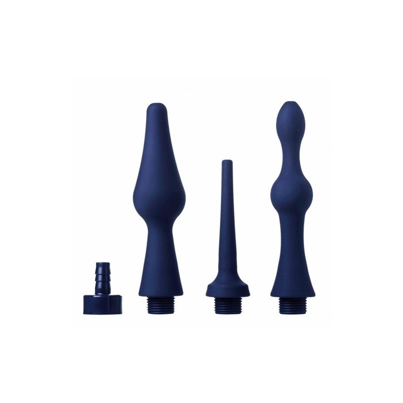 CleanStream - Universal 3 Piece Silicone Enema Attachment Se