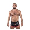 Neoprene Shorts 3 Way Full Zip Black Red