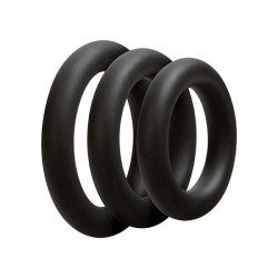 OptiMALE 3 C-Ring Set - Thick - Black