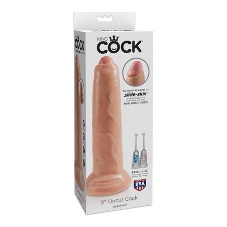 King Cock Uncut Cock 22.85 cm. (9.00 inch) - Flesh
