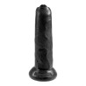 King Cock Uncut Cock 22.85 cm. (9.00 inch) - Black